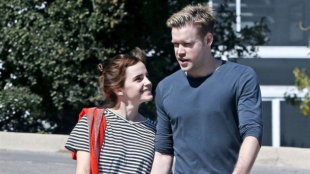 Emma Watson a jej bval ptel, herec Chord Overstreet (29. 5. 2018)