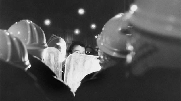 Jan �ib�k, Albertov, Praha, 17. listopadu 1989