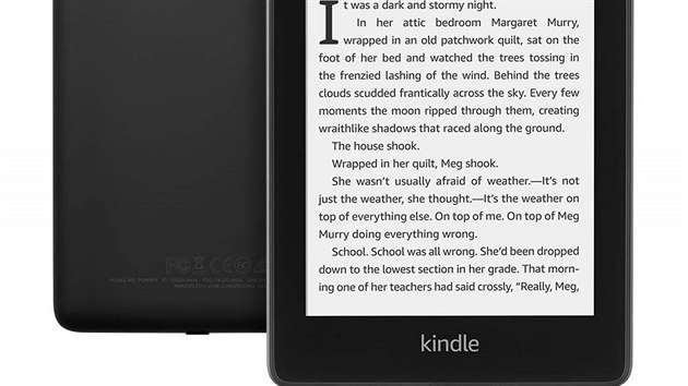 teka Kindle Paperwhite ve 4. generaci z roku 2018.