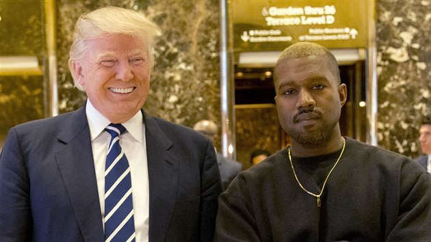 Donald Trump a Kanye West (New York, 13. prosince 2016)