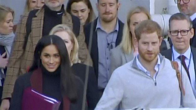Vvodkyn Meghan a princ Harry piletli do Austrlie (Sydney, 15. jna 2018).