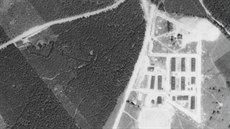Plzetí archeologové zkoumali tábor Nikolaj na Jáchymovsku. Na snímku letecký...