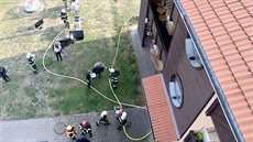 Poár típatrového bytového domu v Lomnici na Sokolovsku