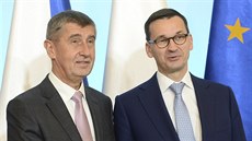 eský premiér Andrej Babi a polský premiér Mateusz Morawiecki pi setkání ve...