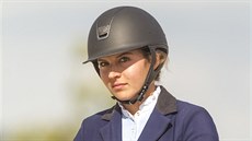 Anna Kellnerová při jezdeckých závodech na Farmě Ptýrov (12. července 2015)