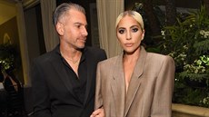 Christian Carino a jeho snoubenka Lady Gaga na galaveeru magazínu ELLE (Four...