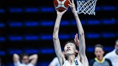 ínská basketbalistka Sü Chan v utkání juniorského mistrovství svta s Egyptem