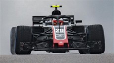Kevin Magnussen z Haasu bhem tréninku na Velkou cenu USA