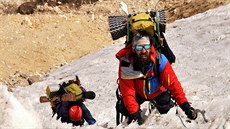 Libor Du�ek a Zden�k Jirou� p�i expedici na afghánský No�ak