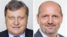 Voliči poslali do Senátu za obvod Domažlicka Vladislava Vilímce (vlevo) a Pavla...