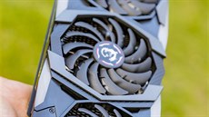 Trojice vtrák grafické karty MSI s ipem Nvidia GeForce RTX 2080