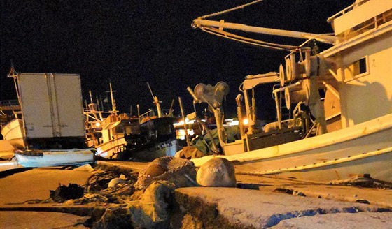 ecký ostrov Zakynthos zasáhlo zemtesení o síle 6,8 stupn (26.10.2018)