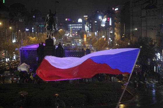 Oslavy vzniku Československa na Václavském náměstí (28. října 2018)