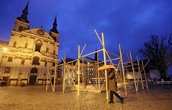 Centrum Jihlavy u doplnila i originální festivalová architektura. Letos na...