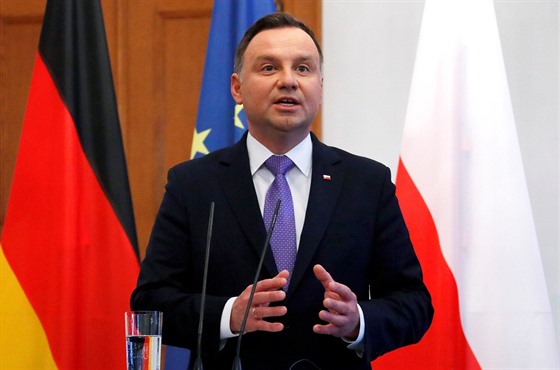 Polský prezident Andrzej Duda pi návtv Nmecka (23. íjna 2018)