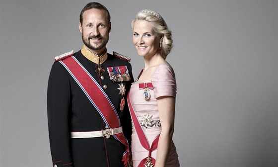 Norský korunní princ Haakon a korunní princezna Mette-Marit (22. ledna 2011)