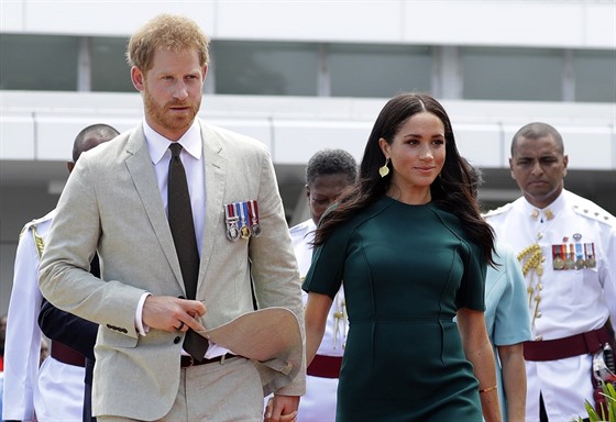 Princ Harry a vévodkyn Meghan na návtv Fidi (Nadi, 25. íjna 2018)