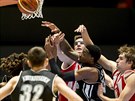 Basketbalový FIBA Europe Cup, momentka z utkání BK JIP Pardubice vs. Avtodor...