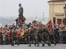 Slavnostn vojensk psaha vojk Armdy esk republiky, policist a hasi....