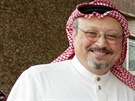 Saúdskoarabský novinář Džamál Chášukdží na snímku z roku 2010