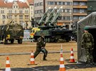 Statická ukázka vojenské techniky na Letenské pláni v Praze (25. íjna 2018)