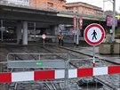 Kvli patnému stavu se zavel most u metra Vltavská