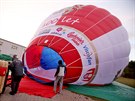 Speci�ln� horkovzdu�n� balon na oslavu st�ho v�ro�� vzniku �eskoslovenska...