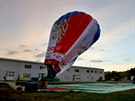 Speci�ln� horkovzdu�n� balon na oslavu st�ho v�ro�� vzniku �eskoslovenska...