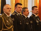 Prezident Zeman jmenoval na Praském hrad nové generály (28. íjna 2018)