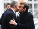 Francouzský prezident Emmanuel Macron a eský premiér Andrej Babi (27. íjna...