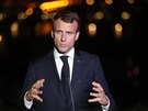 Francouzský prezident Emmanuel Macron se setkal s eským premiérem Andrejem...