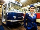 Dopravn� podnik p�edstavil tramvaj Tatra T3 Coup� od n�vrh��ky Anny Mare�ov�....