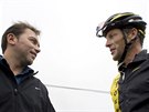 Manaer Johan Bruyneel a Lance Armstrong