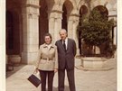 S manelkou Ludmilou v Izraeli v roce 1972