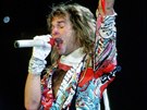 David Lee Roth, zpvák kapely Van Halen pi vystoupení v Madison Square Garden...