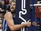 Marc Gasol z Memphisu objal sloupek basketbalového koe, na koho se asi zlobí?