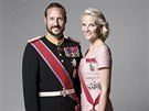 Norský korunní princ Haakon a korunní princezna Mette-Marit (22. ledna 2011)