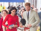 Vévodkyn Meghan a princ Harry na návtv království Tonga (25. íjna 2018)