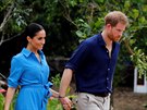 Vévodkyn Meghan a princ Harry na návtv ostrova Tongatapu (Toloa, 26. íjna...