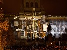 Videomapping na N�rodn�m muzeu p�i p��le�itosti oslav vzniku republiky. (27....