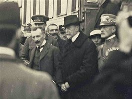 Píjezd Tomáe Garrigua Masaryka do Tábora (21. prosince 1918)