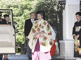 Japonská princezna Ayako coby nevsta (Tokio, 29. íjna 2018)