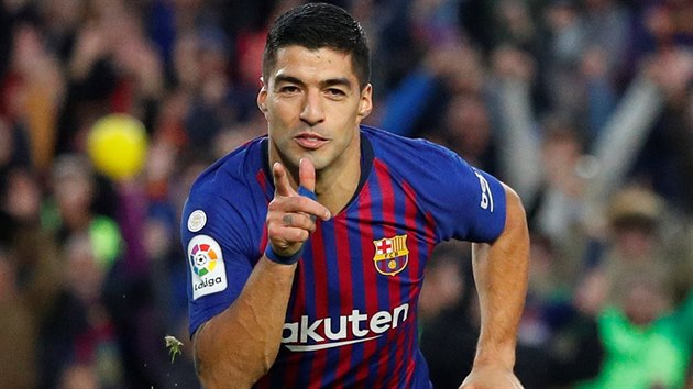 Luis Surez z Barcelony slav svj druh zsah do st Realu Madrid.