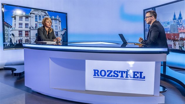 Konc prask primtorka Adriana Krnov v diskusnm poadu iDNES.cz Rozstel. (23. jna 2018)