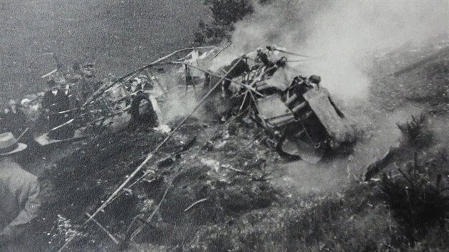 Vyetovn ukzalo, e stroj byl ped pdem v podku. Pinou havrie byla zejm chyba nebo kolaps pilota.