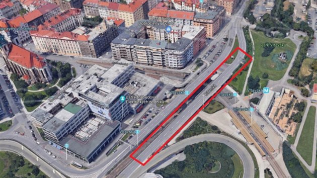 Silnin most v Bubensk ulici u stanice metra Vltavsk bude uzaven kvli patnmu stavu (23.10.2018)