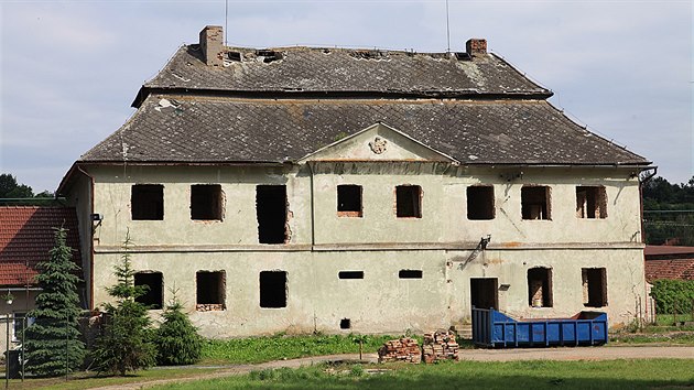 Podoba zmku z Libodic na Kolnsku v prbhu asu.