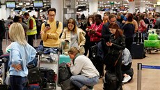 Kv�li stávce muselo na bruselském leti�ti p�enocovat p�es t�i stovky lidí