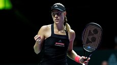 Německá tenistka Angelique Kerberová na Turnaji mistryň.