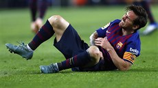 Barcelonský kapitán Lionel Messi si zlomil vřetenní kost a bude mimo hru...